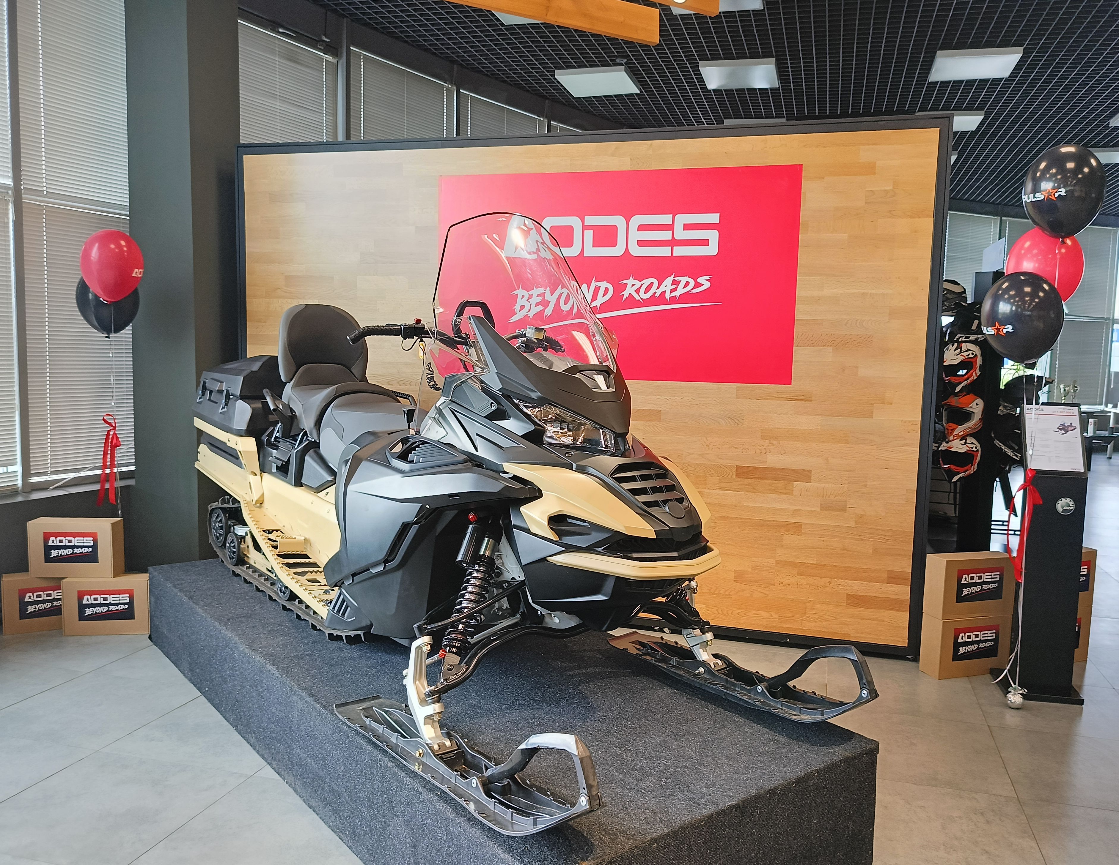 Презентация снегоходa Aodes Snowcross в Нижнем Новгороде